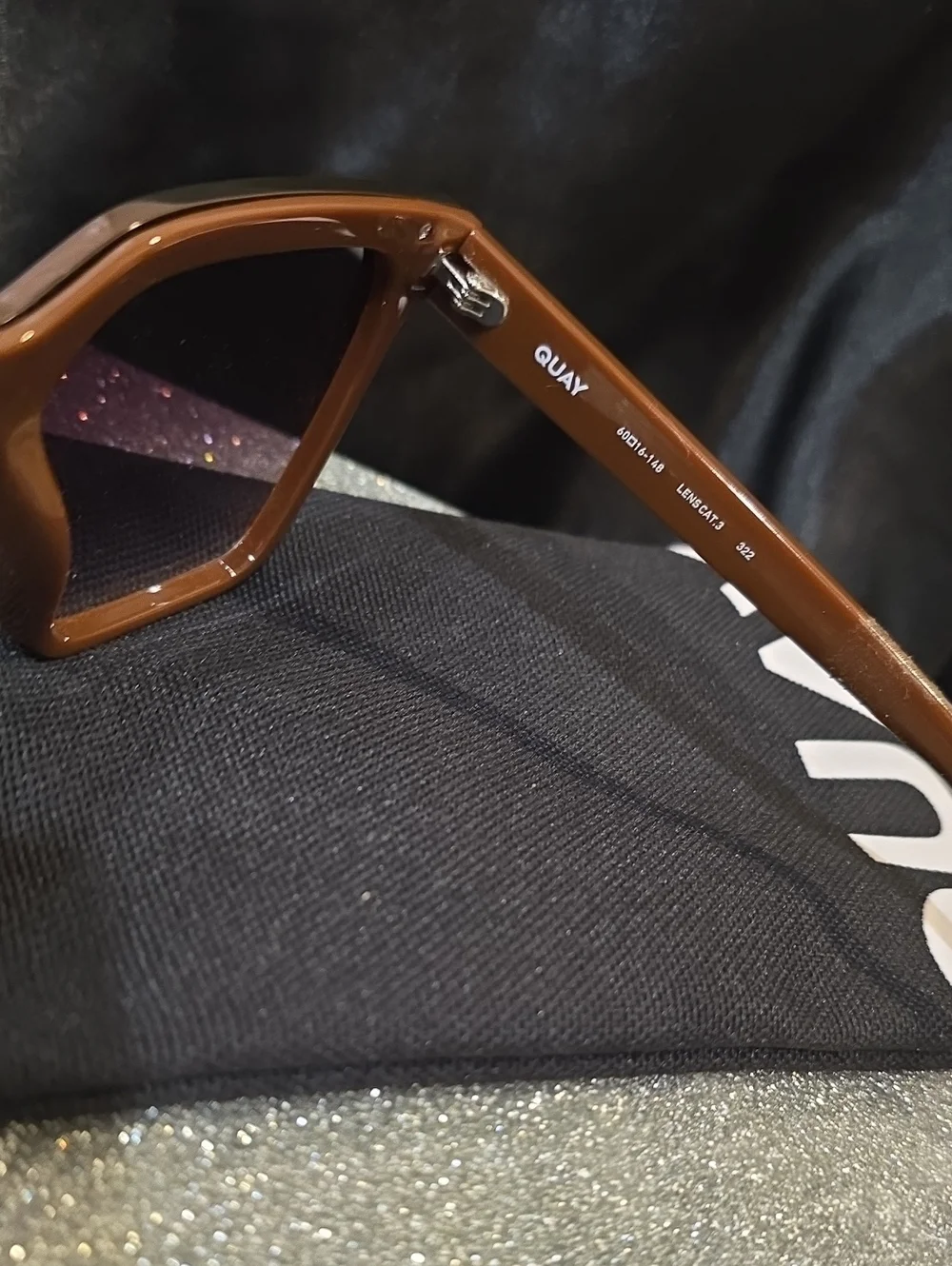Quay Australia‎ Level Up Square Sunglasses- Chocolate